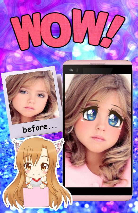 Tải xuống APK Anime Face Avatar Maker App cho Android