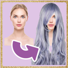 Long Hair Style Changer App أيقونة