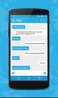 EvolveSMS Theme - Sky Blue screenshot 1