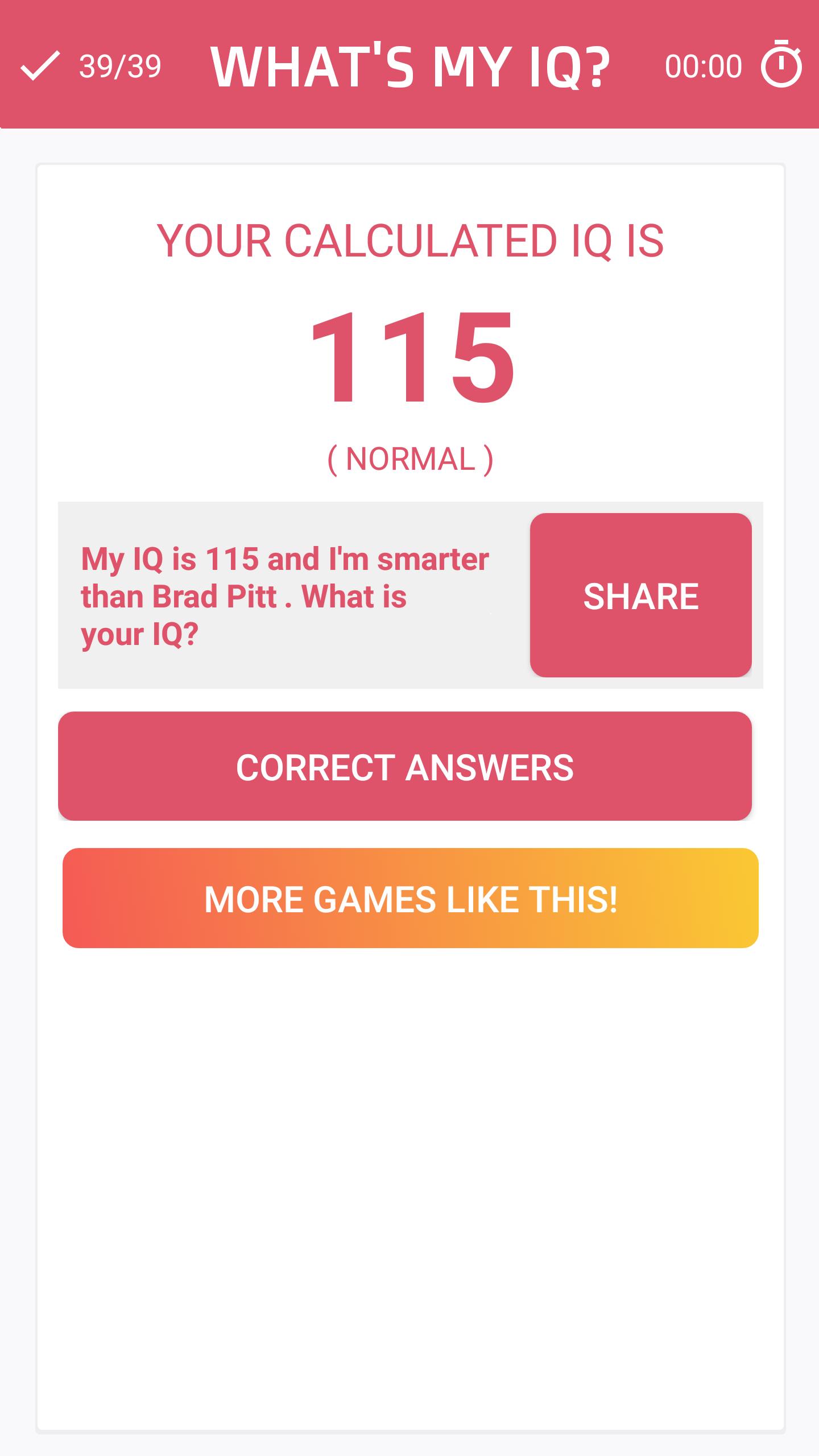 Test De Inteligencia Iq Test For Android Apk Download - roblox myths assessment answers