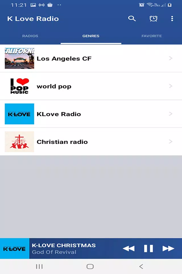 Klove Christian Radio Station pour Android - Téléchargez l'APK