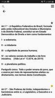 Constituição Federal capture d'écran 1