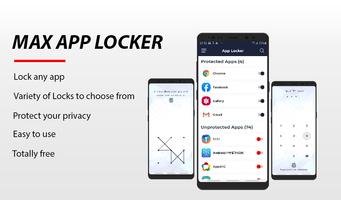 Max App Locker - Protect your  Affiche