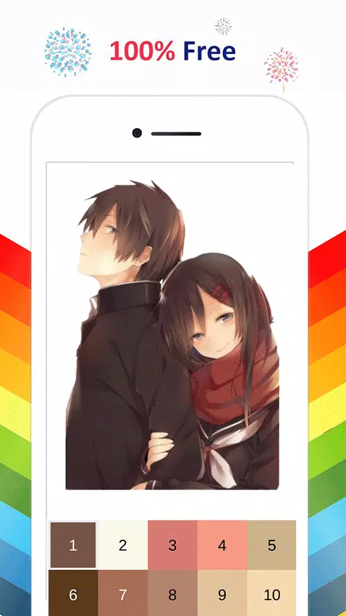 Kiss & Couple Anime - PixelArt Color By Number APK pour Android Télécharger