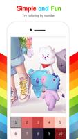 BT21 Color by Number скриншот 1