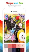 BT21 Color by Number скриншот 2