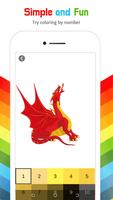 Dragon Color by Number постер
