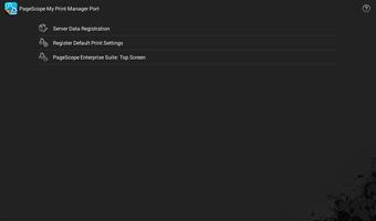 PageScope MyPrint Manager Port poster