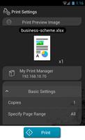 PageScope MyPrint Manager Port capture d'écran 1