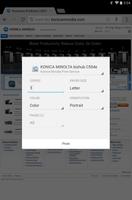 Konica Minolta Print Service ảnh chụp màn hình 1