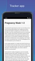 My Pregnancy stages & symptoms capture d'écran 1