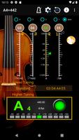 Stimmgerät für Violin Tuner Plakat