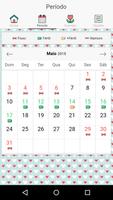 Calendário Ciclo Menstrual Ekran Görüntüsü 1