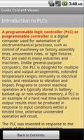 PLC Guide تصوير الشاشة 1