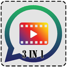 Video Status Wa & Status Wa + Gambar Dp آئیکن