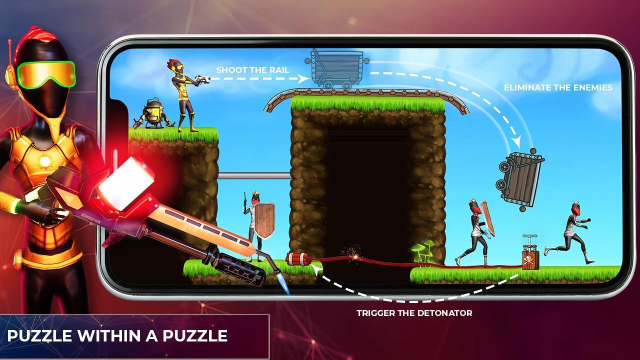 Herr Shooter Offline Spiel 2020 - Puzzle Spiele für Android - APK  herunterladen