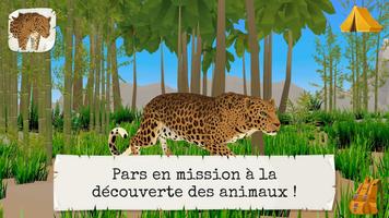 Les Animaux Sauvages 3D Safari Affiche