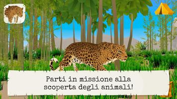 Poster Animali Selvatici Safari 3D