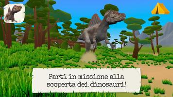 Poster Dinosauro Gioco Educativo VR