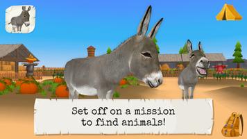 Farm Animals & Pets VR/AR Game پوسٹر