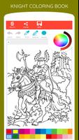Brave Knight Coloring Book poster
