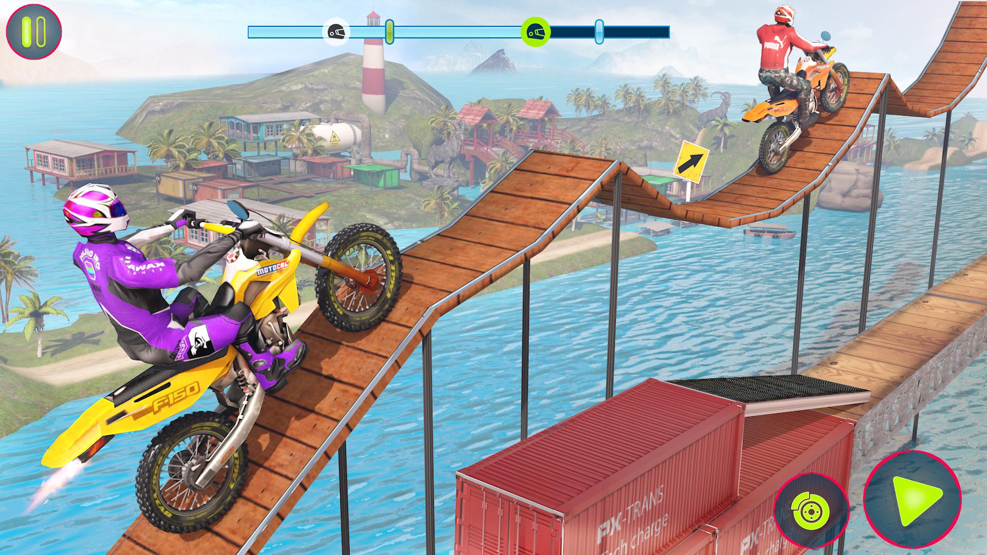 raket Digitaal rijk nieuwe Motorfiets stunt spoor 3D - TKN Spellen for Android - APK Download