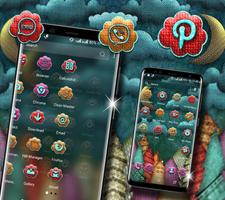 Knitting Cloud Launcher Theme ảnh chụp màn hình 1