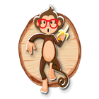 Jungle Bananas Monkey Running  icône
