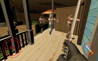 Knock All Evil Zombie : Epic Haunted Horror Games 스크린샷 2