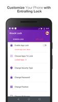 Knock lock screen - Applock capture d'écran 1