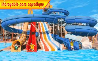 eau faire glisser: glissement aventure Jeux 3d capture d'écran 3