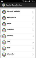 Biyoloji Ders Notları captura de pantalla 1