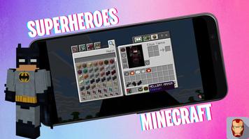 Superhéroes en Minecraft PE captura de pantalla 1