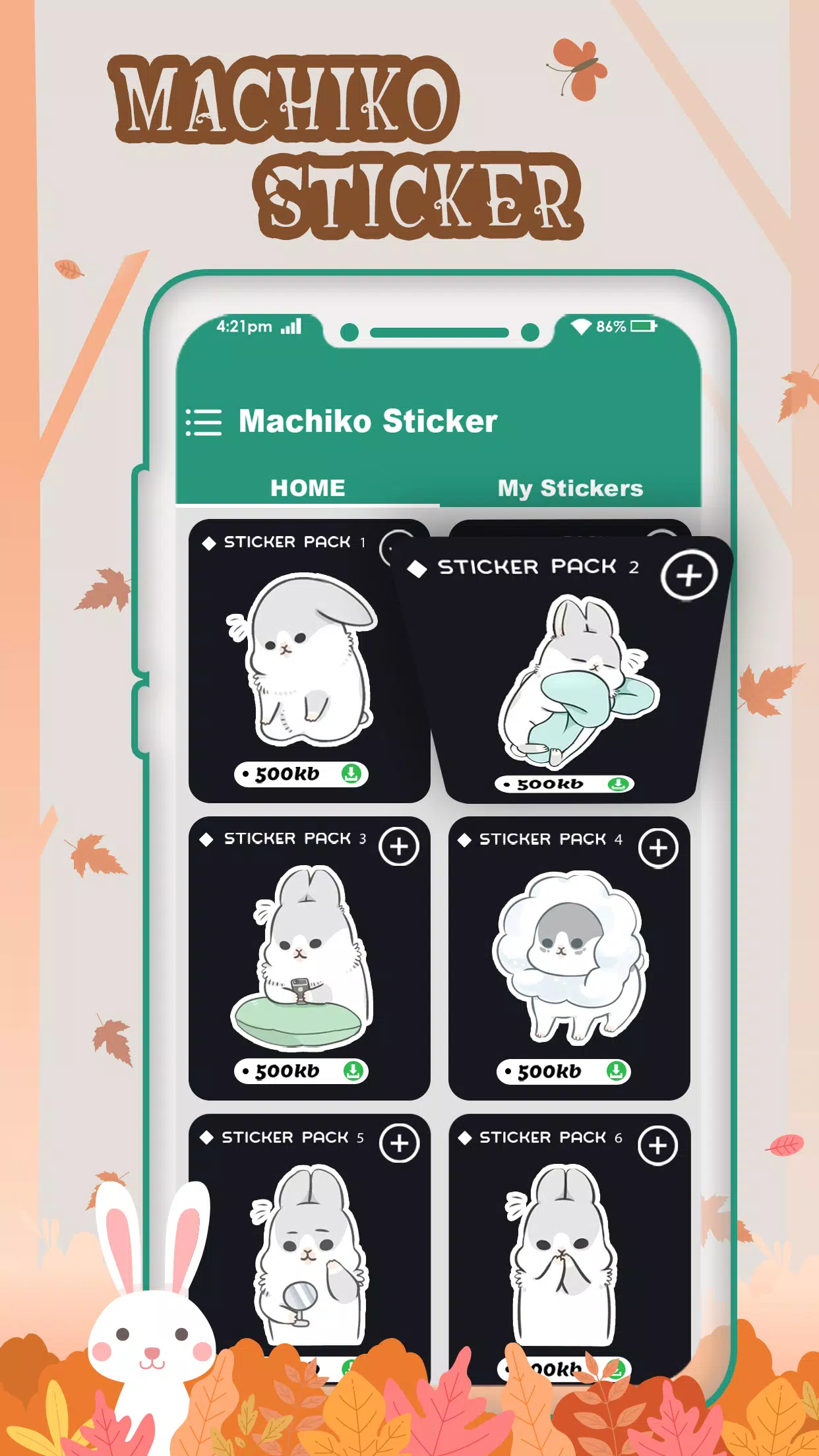 Machiko Sticker For WhatsApp : Too Cute Machiko APK for Android ...