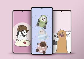 Cute Bears Wallpaper poster