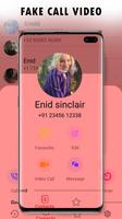 Enid Sinclair Fake Video Call تصوير الشاشة 1