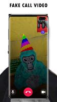 Gorilla Tag Fake Video call Cartaz