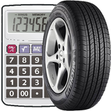 Tire calculator-icoon