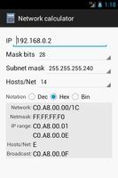 Network calculator ภาพหน้าจอ 1