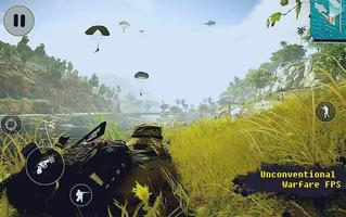 Battle Shooting Commando Game Affiche