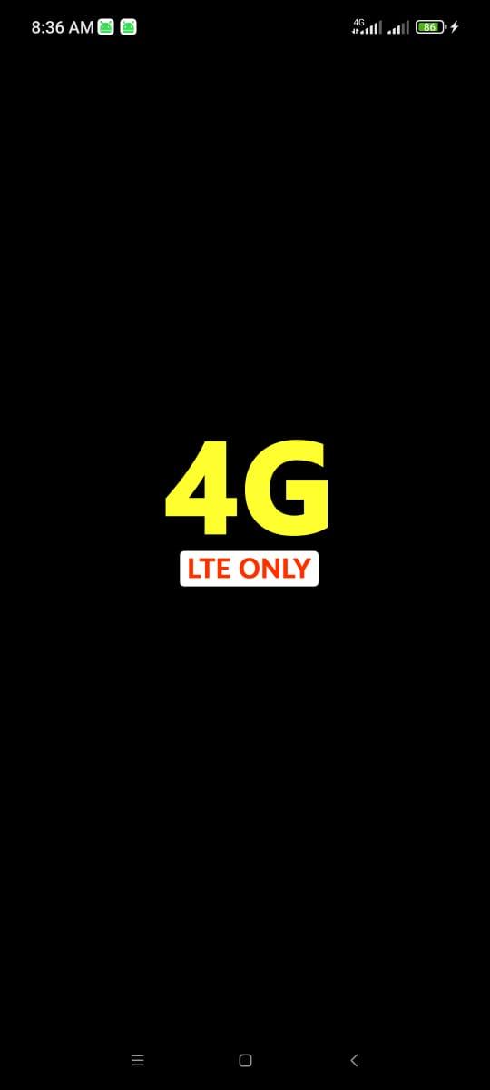 دانلود برنامه 4g lte only mode