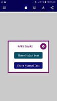 Stylish Text Keyboard captura de pantalla 1