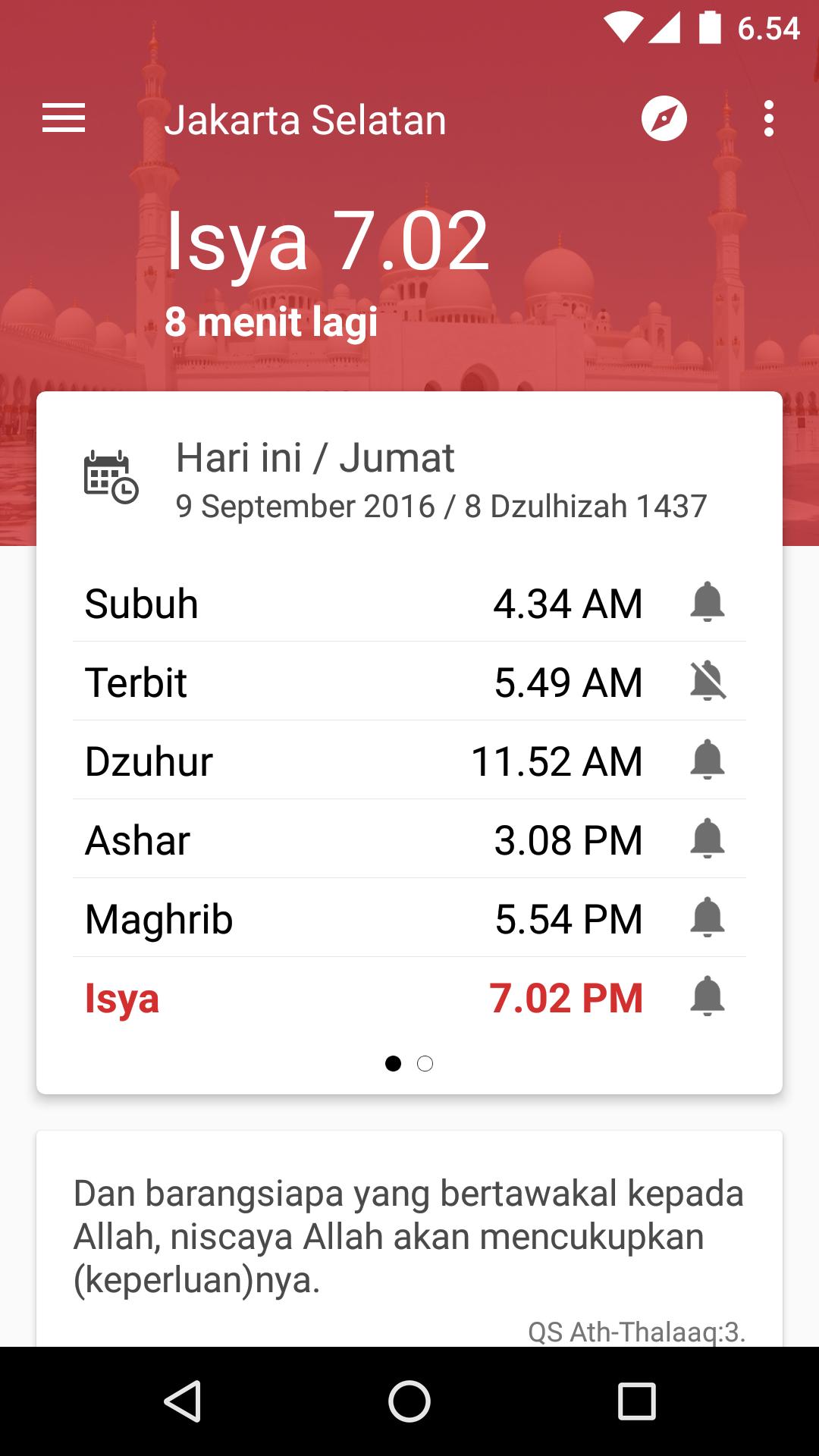 Jadwal Sholat dan Imsakiyah for Android - APK Download