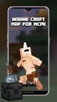 Insane Craft Map for MCPE Affiche