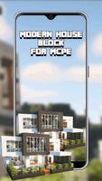 Modern House Block for MCPE Affiche