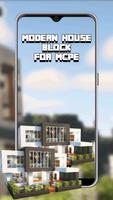 Casa moderna en bloque MCPE Poster