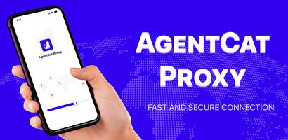 AgentCat - Fast Proxy WifiTool الملصق