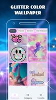Glitter Color Wallpaper الملصق