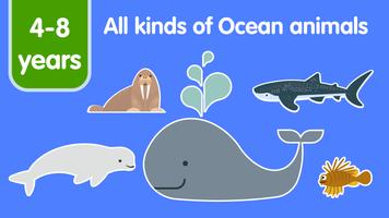 Learn Ocean Animals for kids تصوير الشاشة 1
