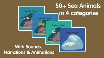 Learn Ocean Animals for kids imagem de tela 2